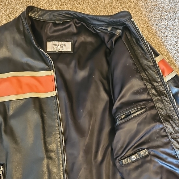 Wilsons Leather Varsity Bomber Jacket - Picture 3 of 8